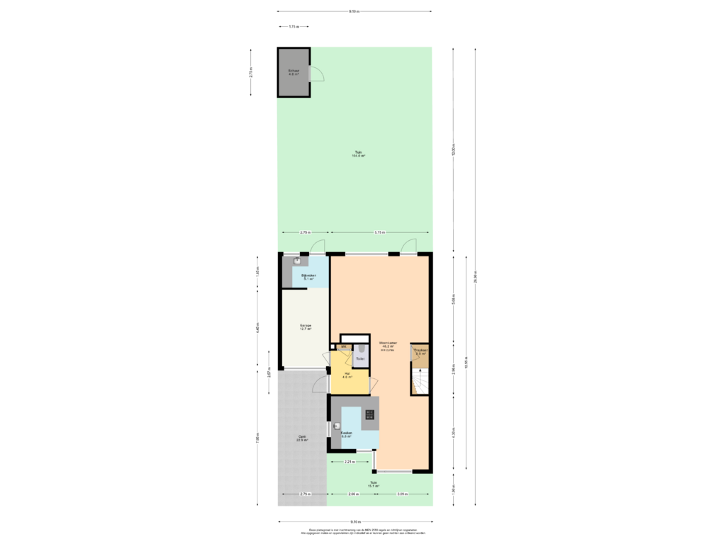 Bekijk plattegrond van Begane grond perceel van Kamilleveld 72