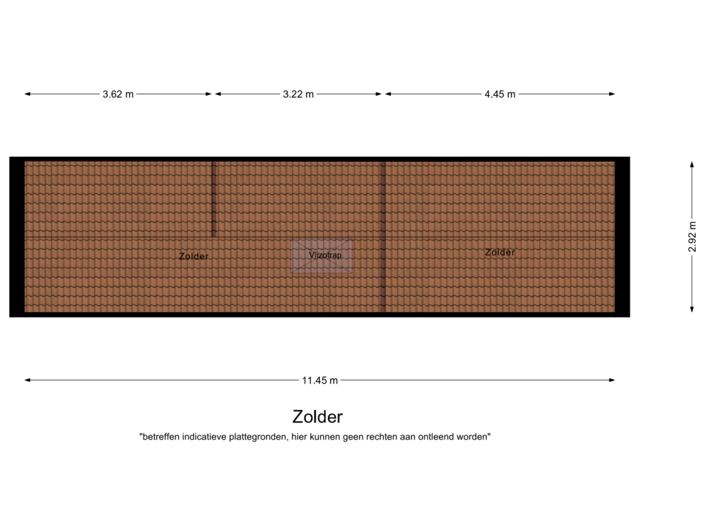 Bekijk plattegrond van Zolder van Boekweitstraat 13