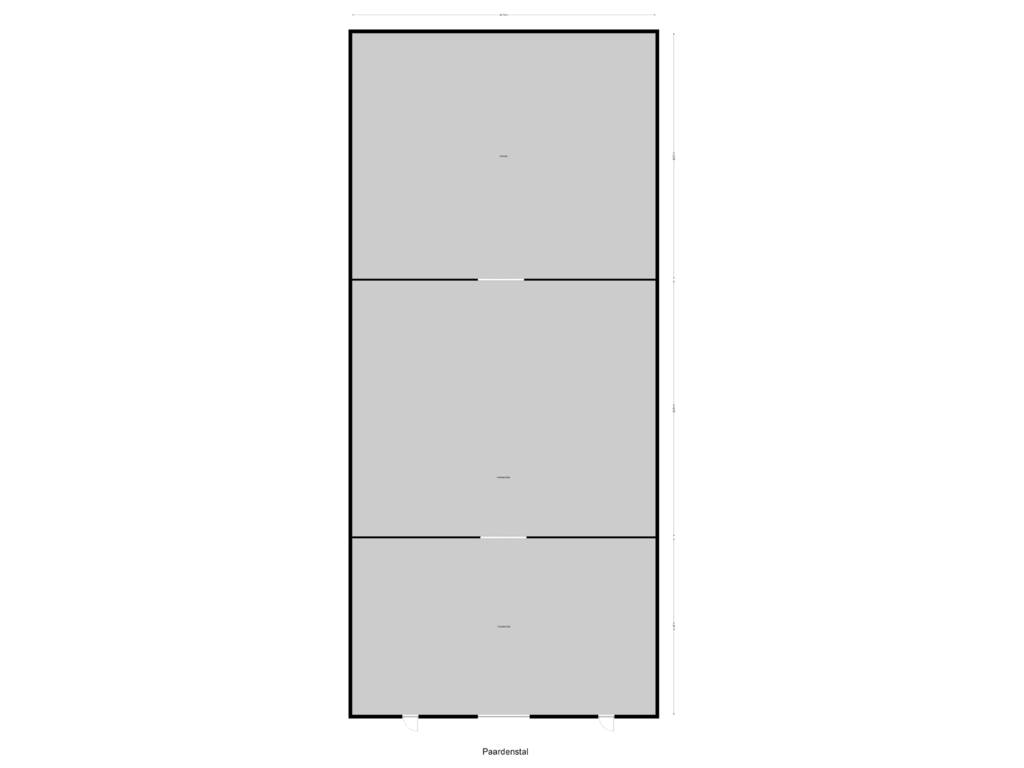 Bekijk plattegrond van Paardenstal van Hoge Akkerweg 9