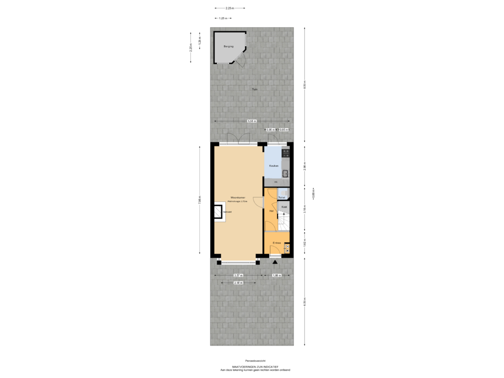 Bekijk plattegrond van Perceeloverzicht van Frans Lebretlaan 47