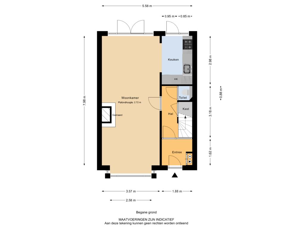 Bekijk plattegrond van Begane grond van Frans Lebretlaan 47