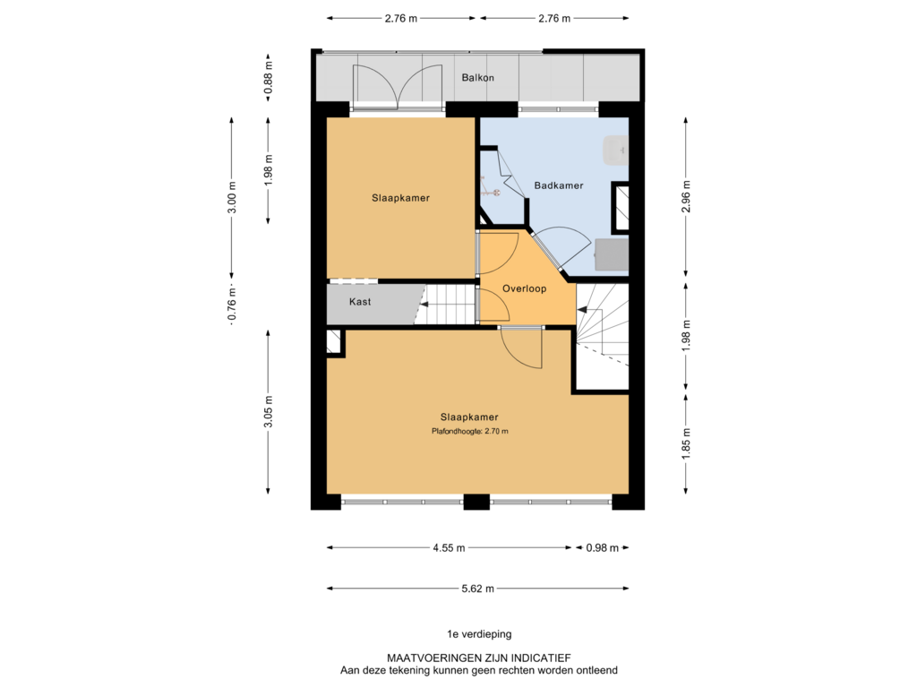 Bekijk plattegrond van 1e verdieping van Frans Lebretlaan 47