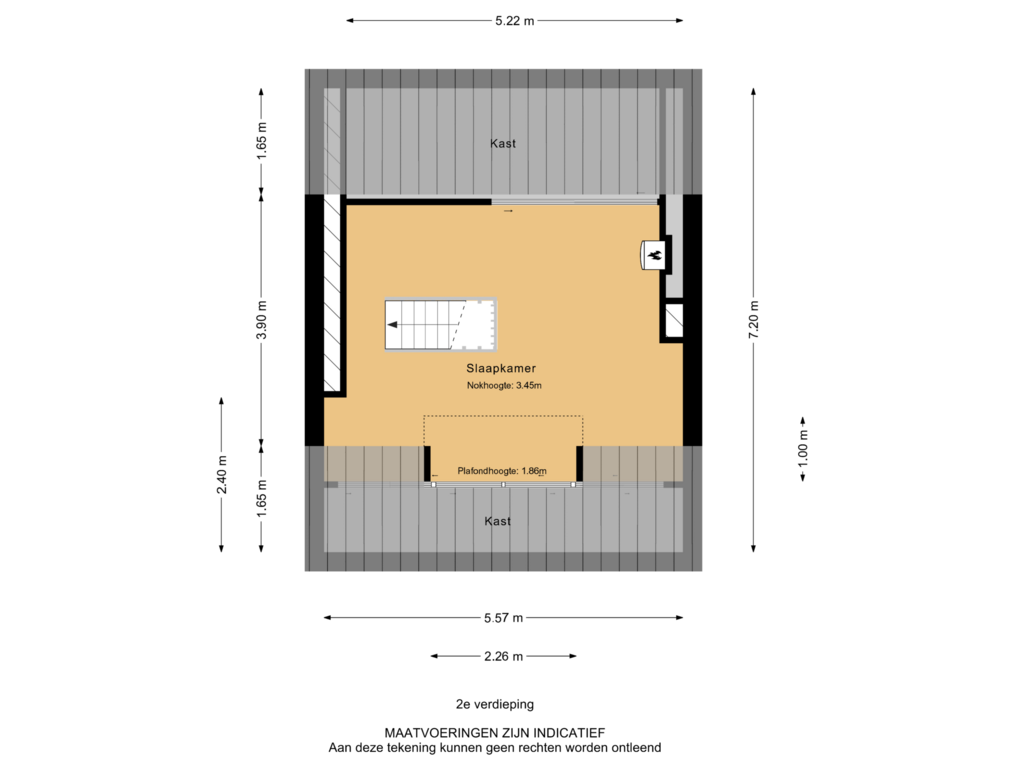 Bekijk plattegrond van 2e verdieping van Frans Lebretlaan 47