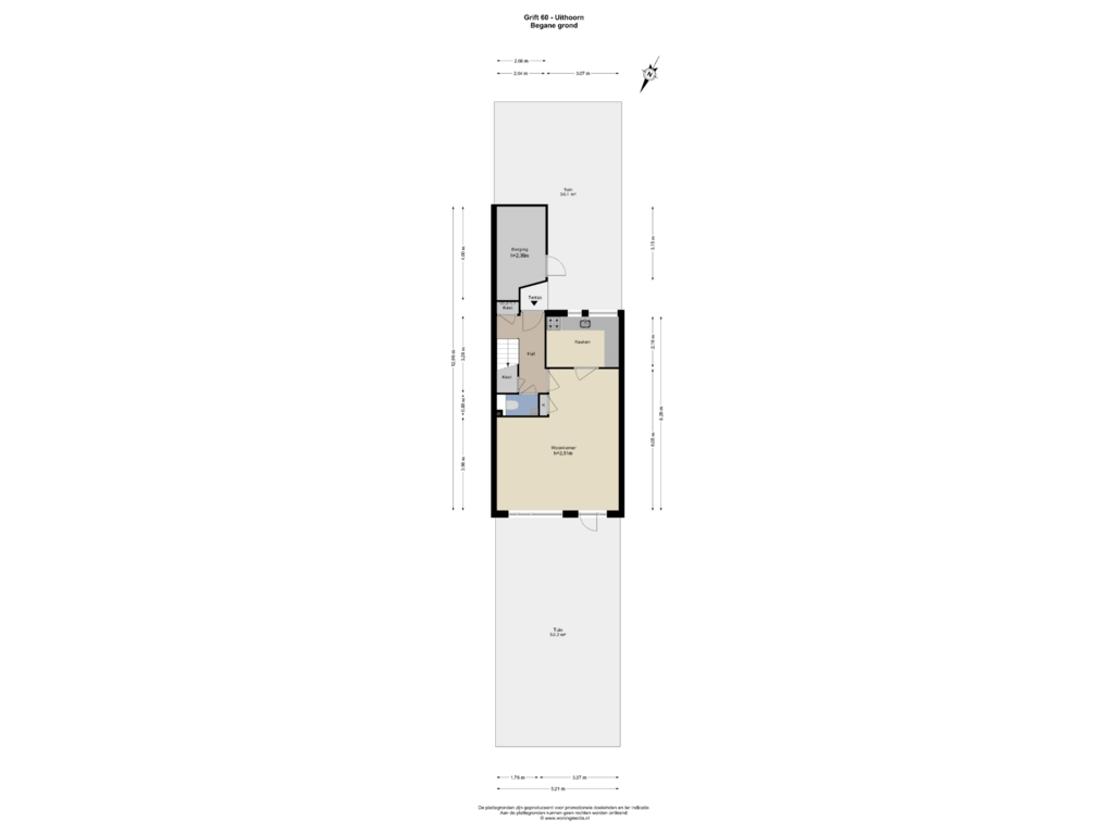 Bekijk plattegrond van Begane_grond van Grift 60