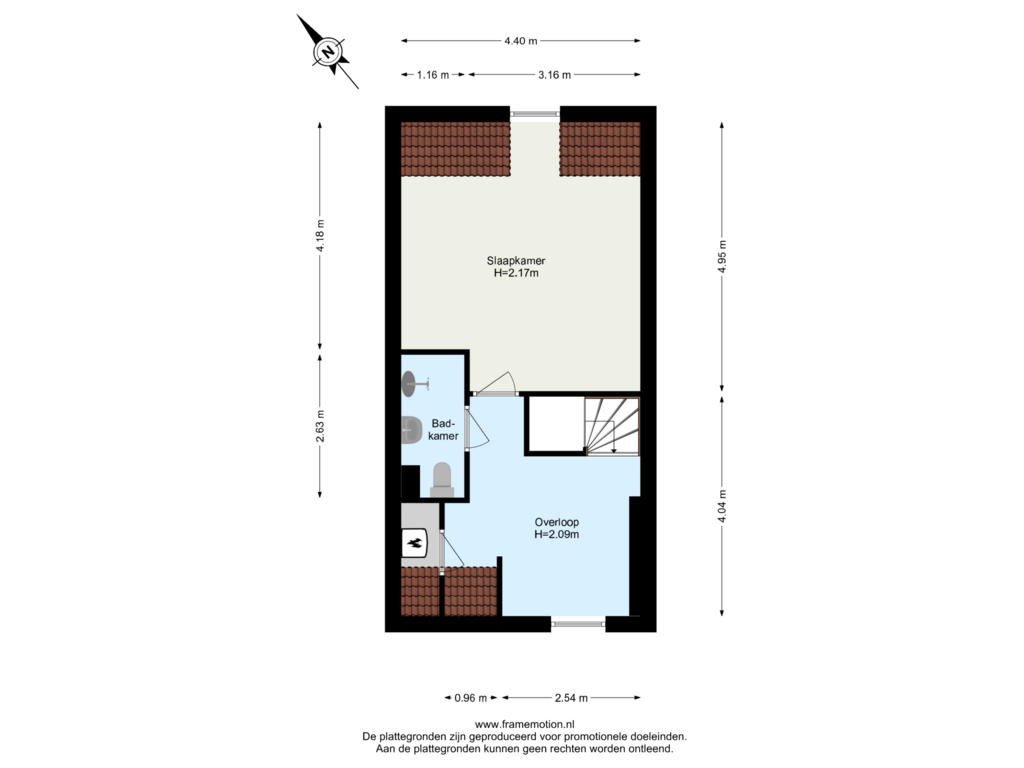 Bekijk plattegrond van Verdieping 2 van Rhoonsestraat 3