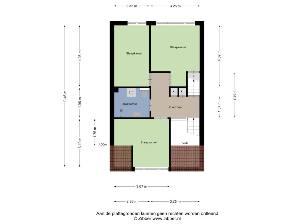 Bekijk plattegrond van Eerste Verdieping van Heemskinderenstraat 20