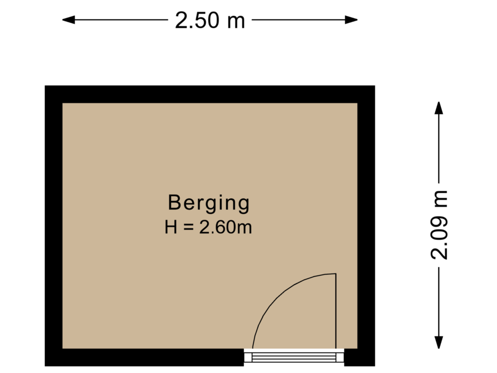 Bekijk plattegrond van Berging van Jol 37 32