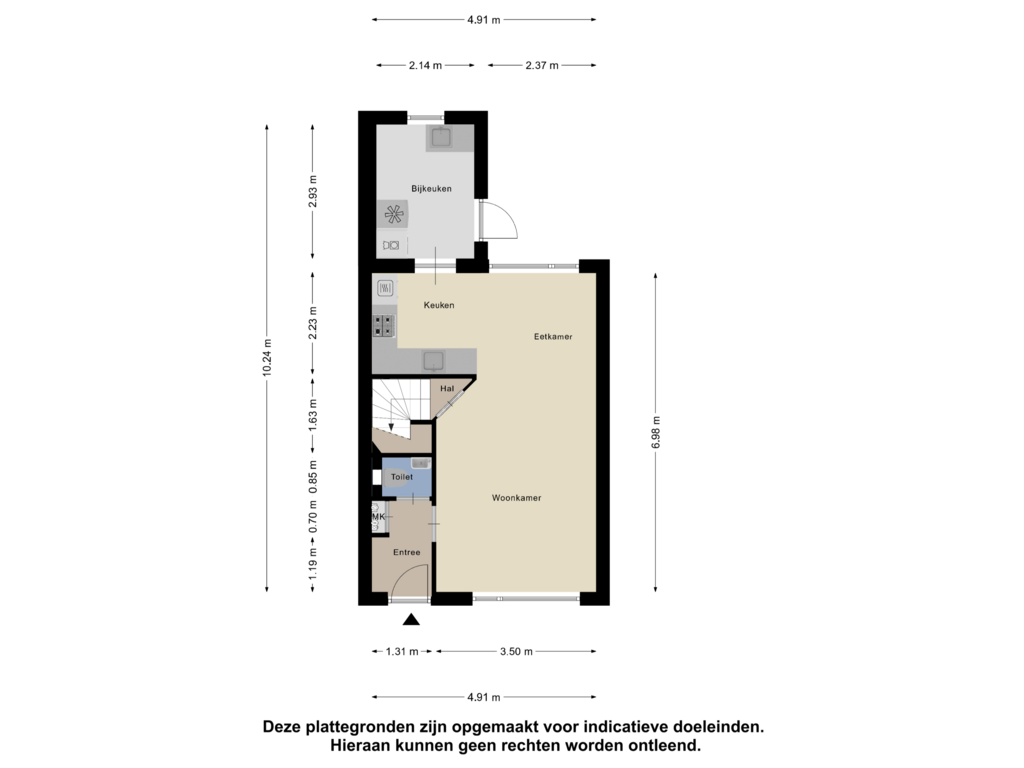 Bekijk plattegrond van Begane Grond van Klaproosstraat 6