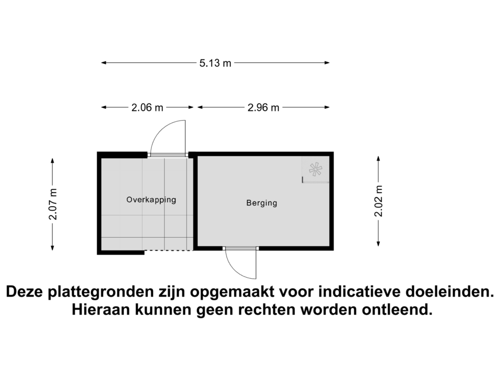 Bekijk plattegrond van Berging van Klaproosstraat 6