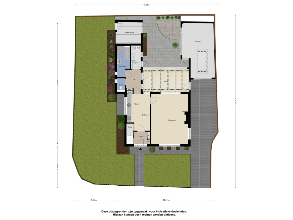 Bekijk plattegrond van Begane Grond _ Tuin van Mgr Dr Meuwesestraat 5