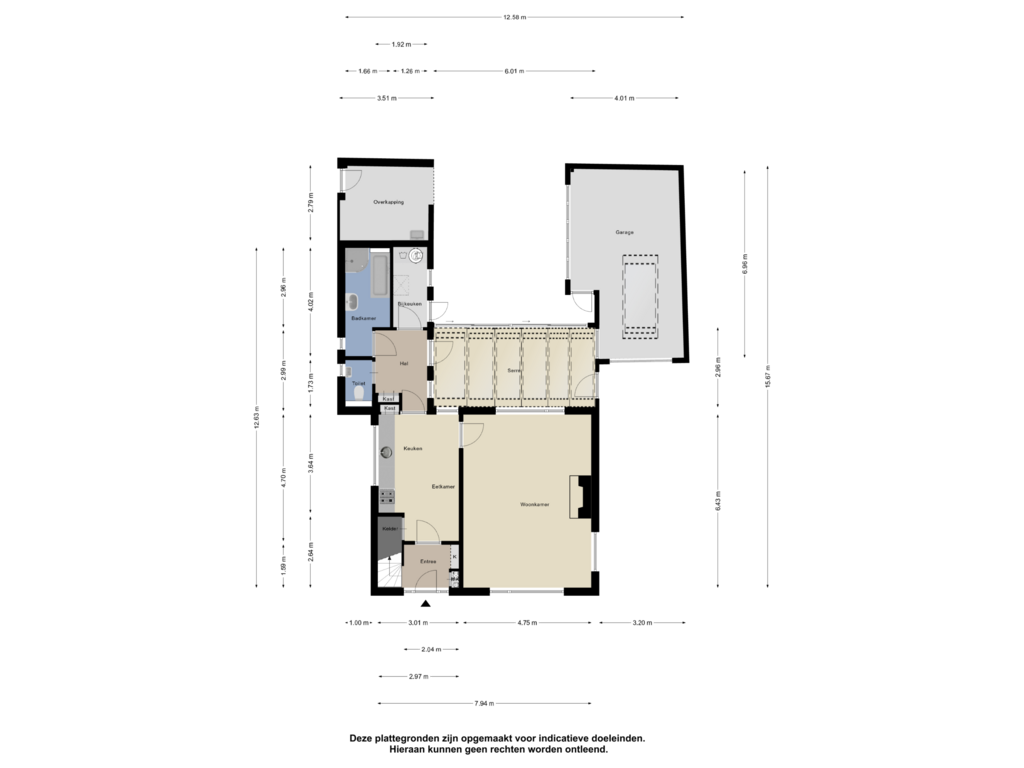 Bekijk plattegrond van Begane Grond van Mgr Dr Meuwesestraat 5