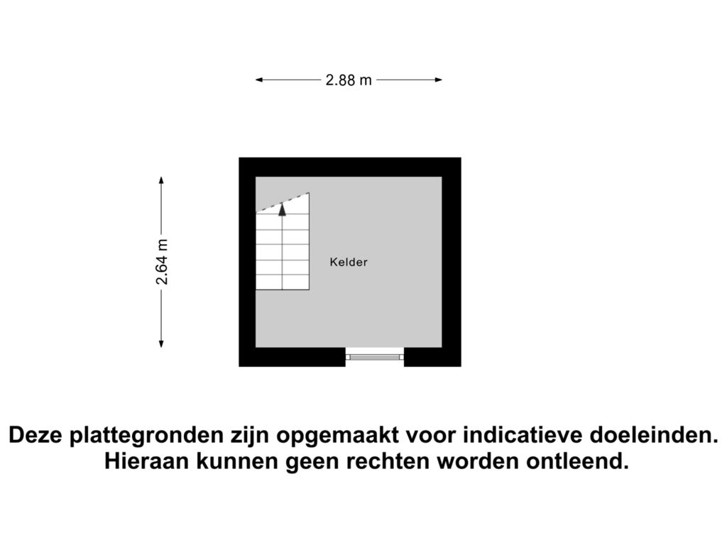 Bekijk plattegrond van Kelder van Mgr Dr Meuwesestraat 5