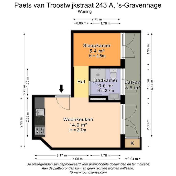 Foto 20 van Paets van Troostwijkstraat 243-A