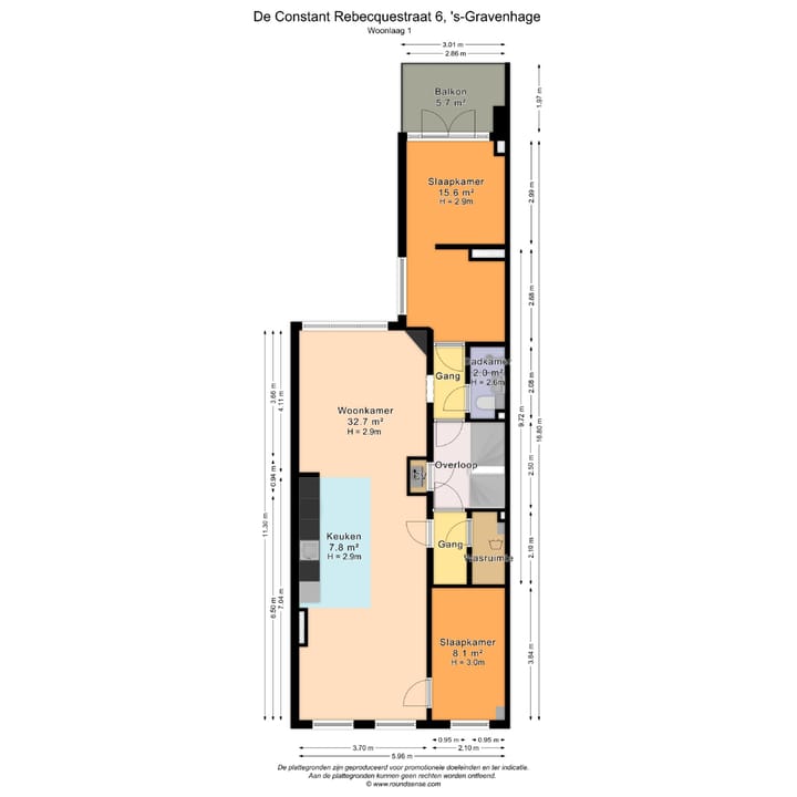 Foto 42 van De Constant Rebecquestraat 6