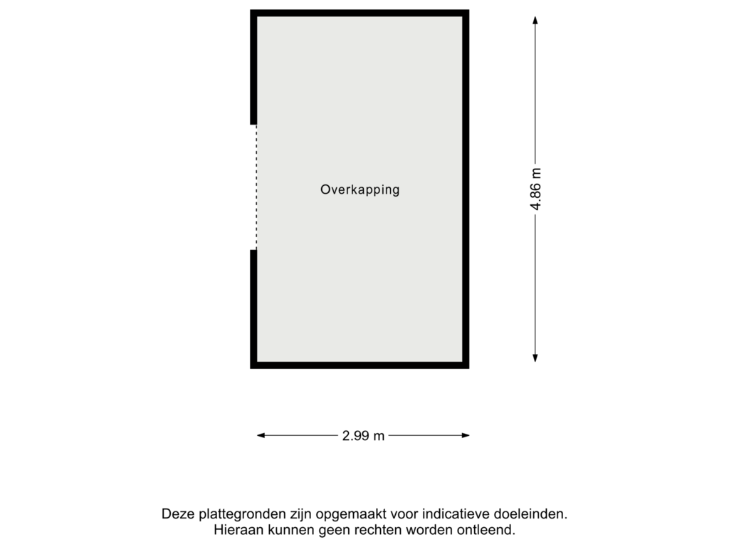 Bekijk plattegrond van Overkapping van Rijksstraatweg 46