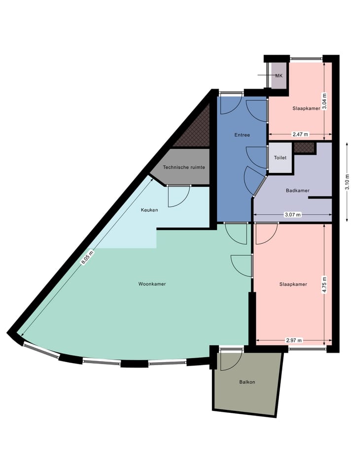 Foto 18 van Bernhardplein 30-C