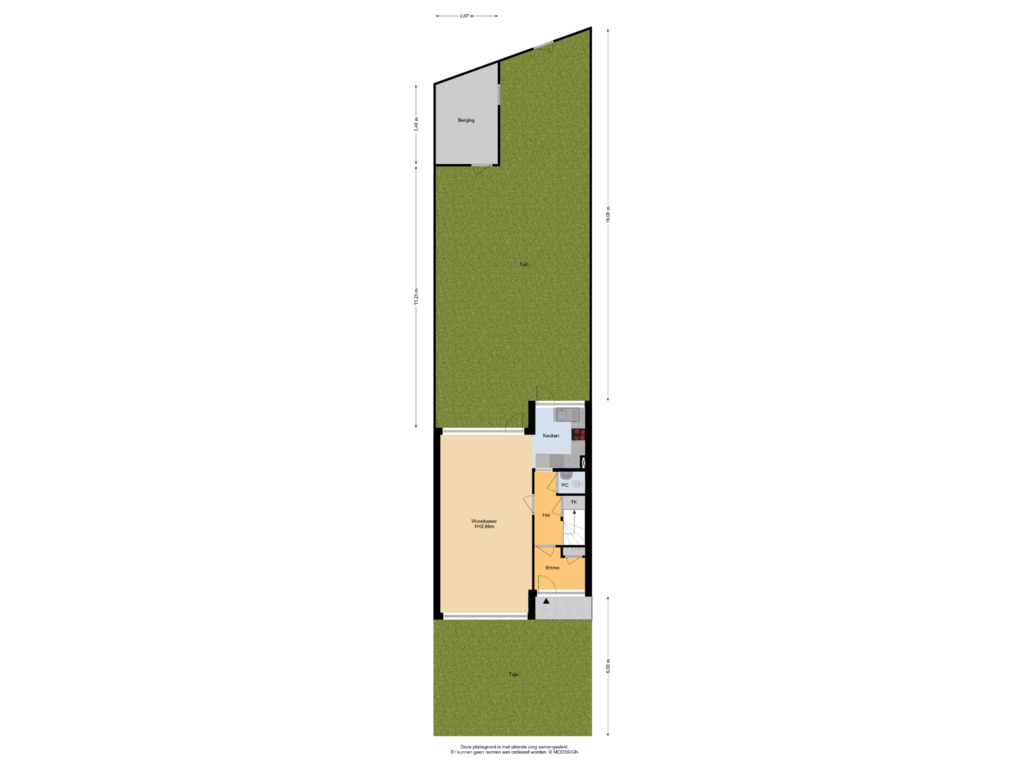 Bekijk plattegrond van Situatie van Van den Vondellaan 84