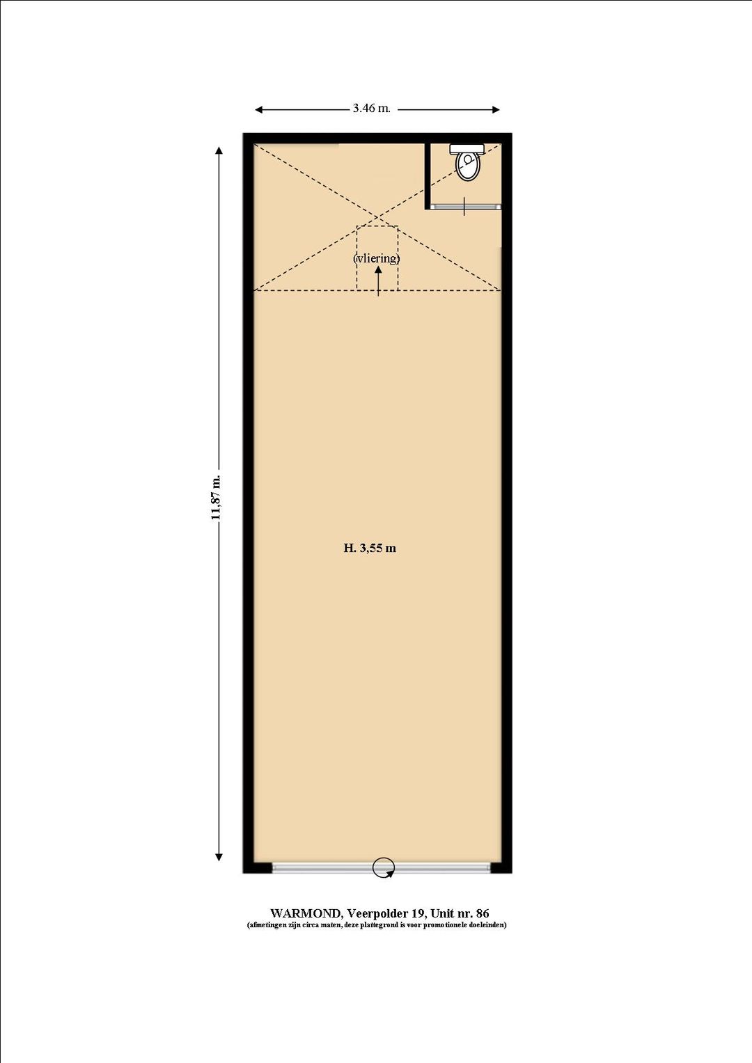 Foto 17 van Veerpolder 19, Unit 86