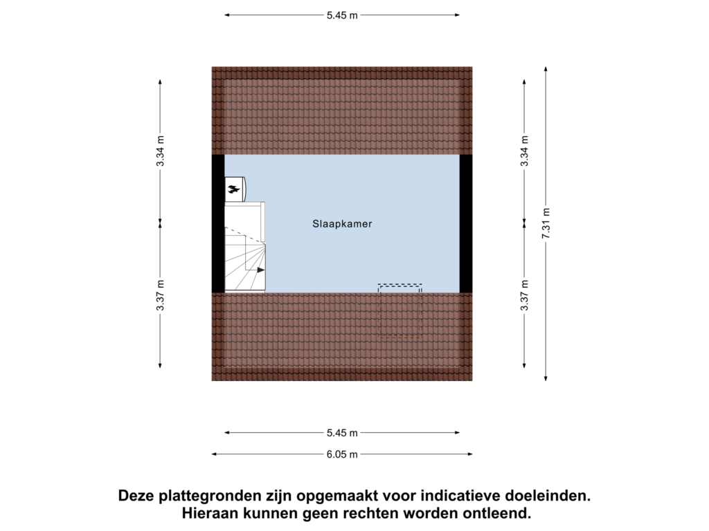 View floorplan of Zolder of Frittemastate 15