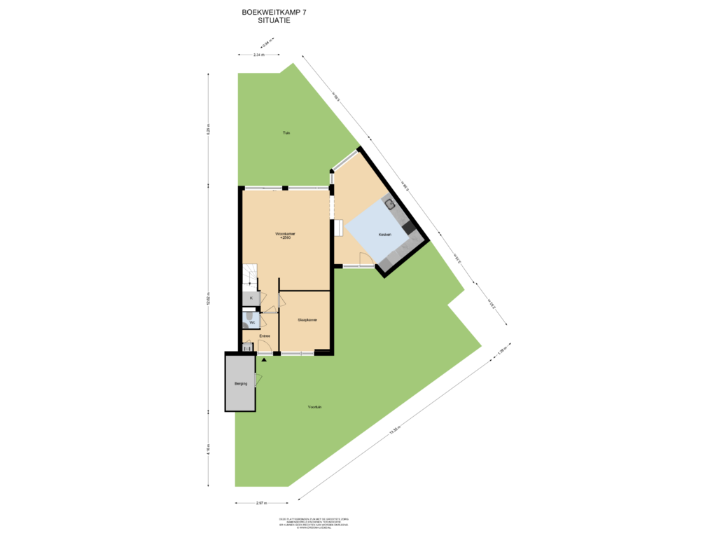 Bekijk plattegrond van Situatie van Boekweitkamp 7