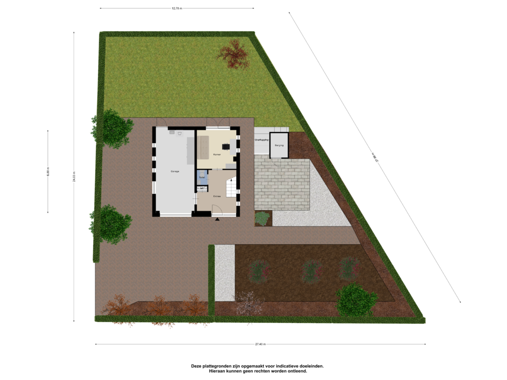 View floorplan of Begane Grond_Tuin of Weegbreepad 7