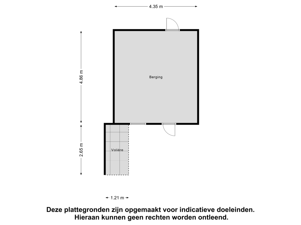 Bekijk plattegrond van Berging van Noord 70