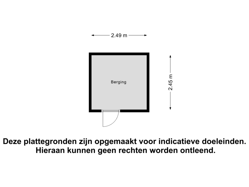 Bekijk plattegrond van Berging van Kerstroosstraat 4-A