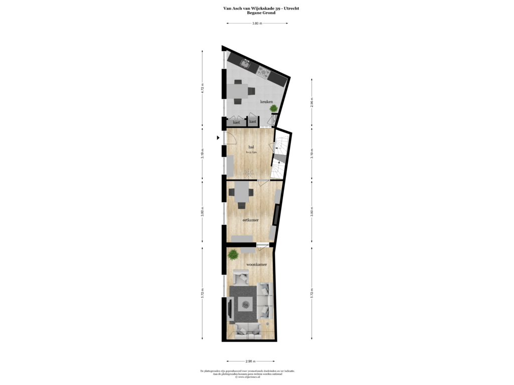 Bekijk plattegrond van Begane Grond van Van Asch van Wijckskade 39