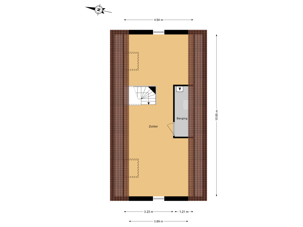 View floorplan of 2e Verdieping of Jan Vrijlandtsingel 24