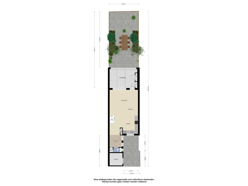 Bekijk plattegrond van Begane Grond-Tuin van Aletta Jacobsstraat 33