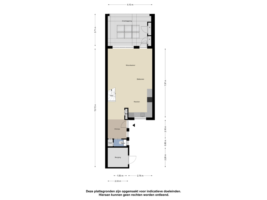 Bekijk plattegrond van Begane Grond van Aletta Jacobsstraat 33