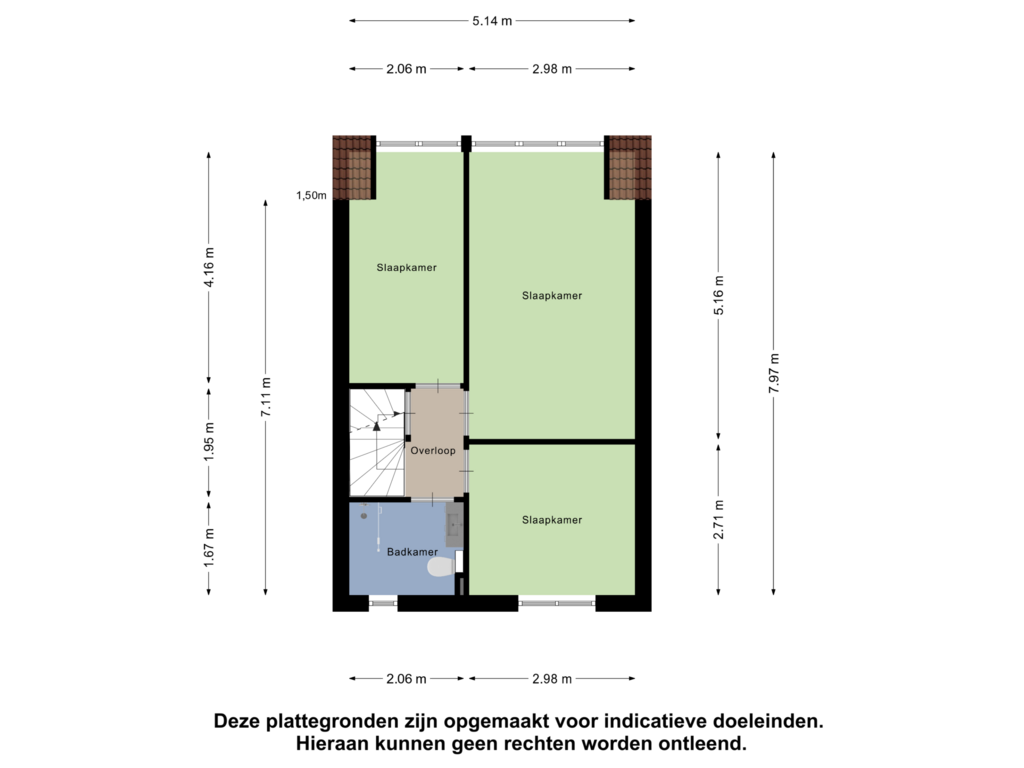 Bekijk plattegrond van Eerste Verdieping van Aletta Jacobsstraat 33