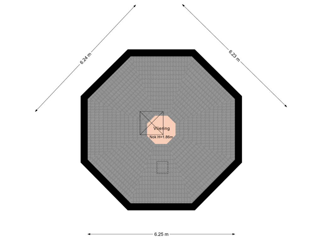 Bekijk plattegrond van Vliering van Paletsingel 100