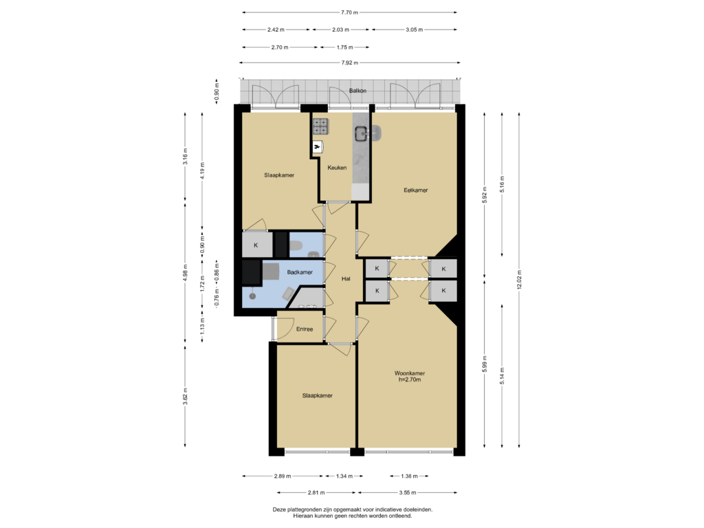 Bekijk plattegrond van Appartement van Soestdijksekade 415