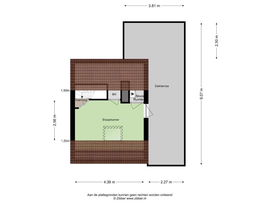 View floorplan of 2e Verdieping of Lavendeltuin 15