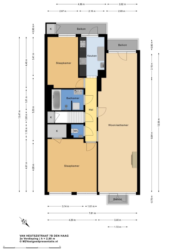 Foto 7 van Van Heutszstraat 7-B