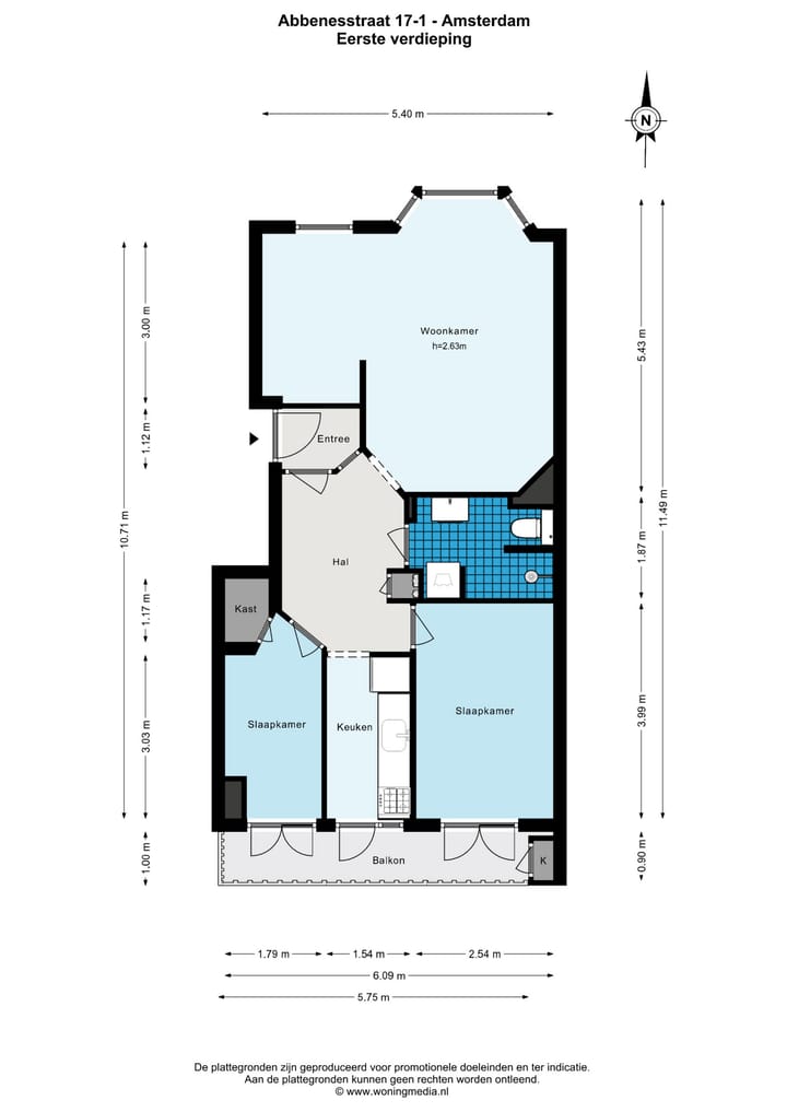 Foto 32 van Abbenesstraat 17-1