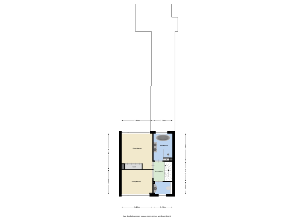 Bekijk plattegrond van Eerste verdieping van Verdistraat 23