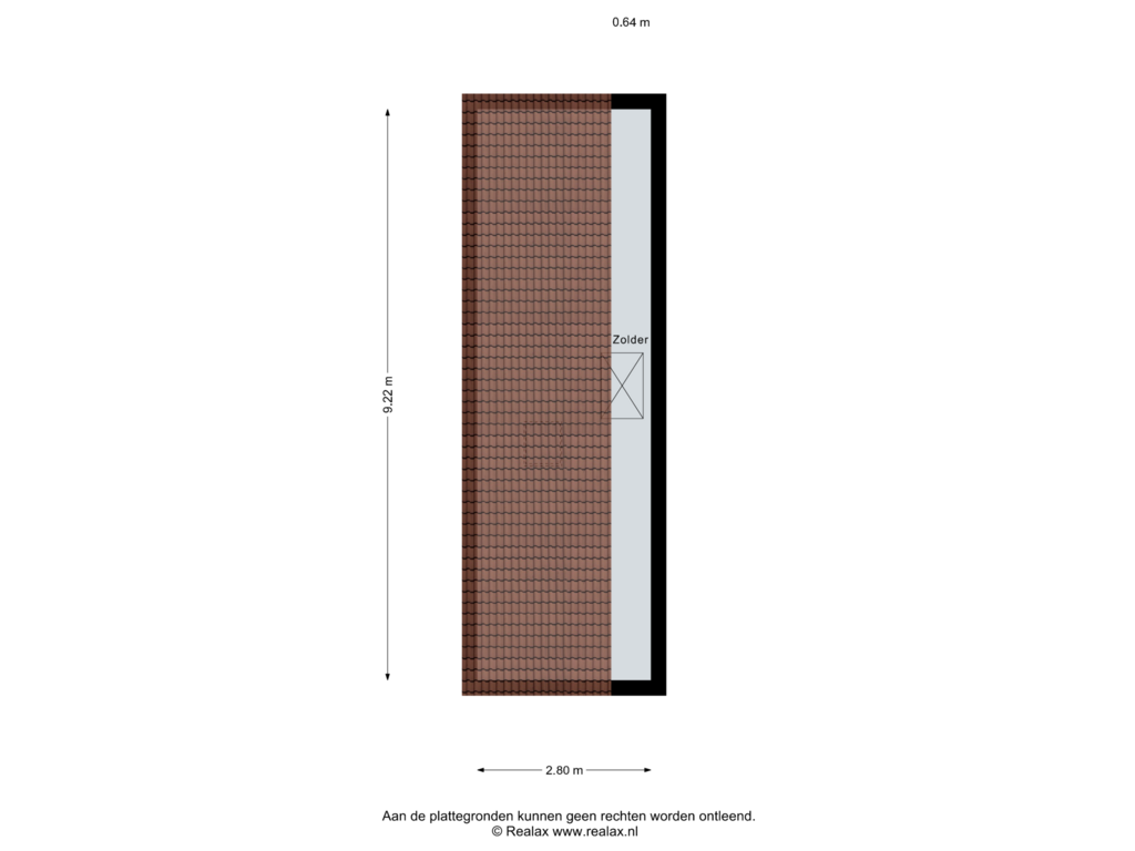 Bekijk plattegrond van Zolder van Lipperkerkstraat 76