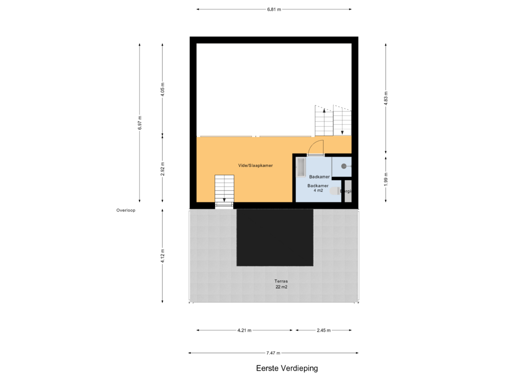 Bekijk plattegrond van Eerste Verdieping van Raoul Wallenbergplantsoen 16