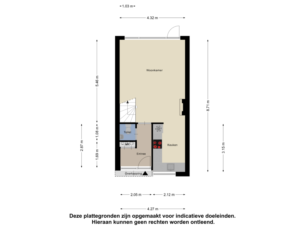 Bekijk plattegrond van Begane Grond van Contrabasweg 111