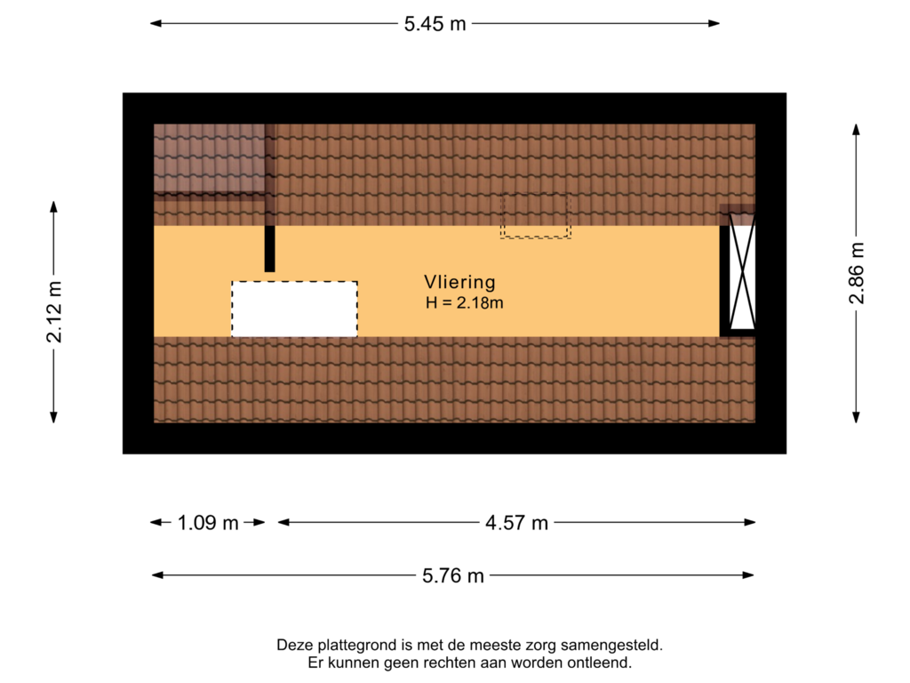 Bekijk plattegrond van Vliering van Delfgaauwstraat 39-C