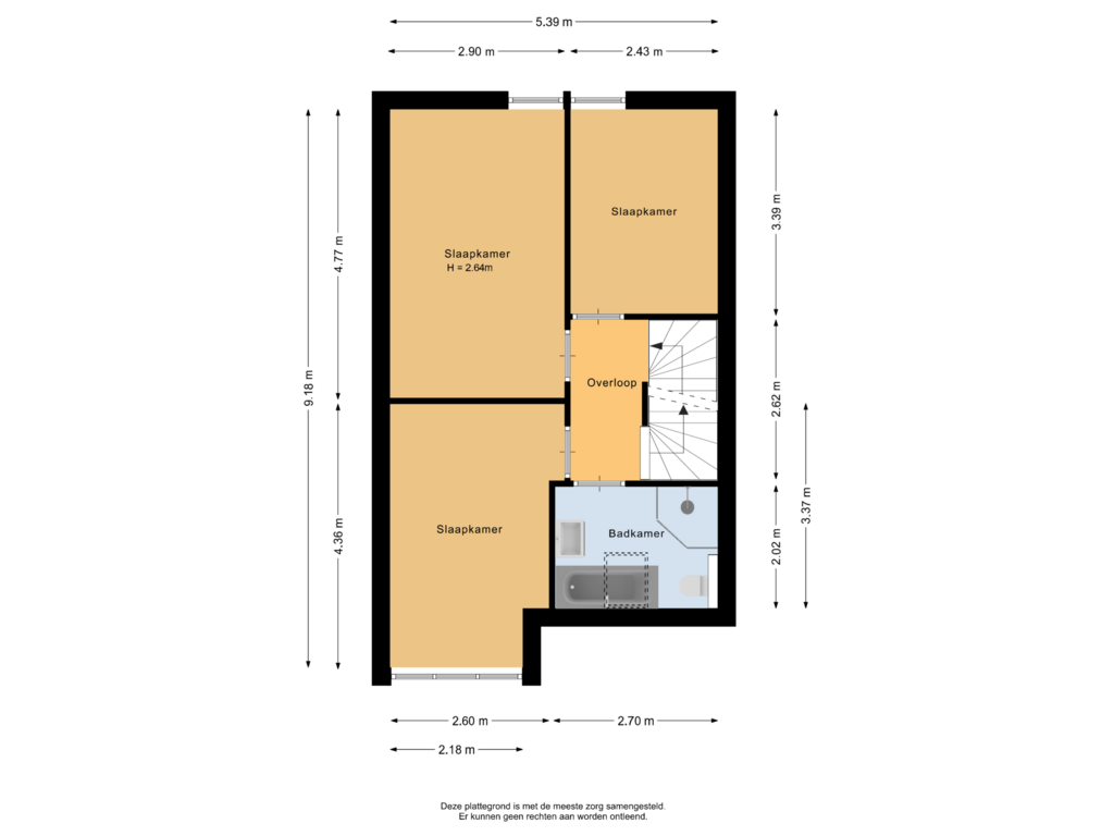 Bekijk plattegrond van Eerste verdieping van Louisapolder 6