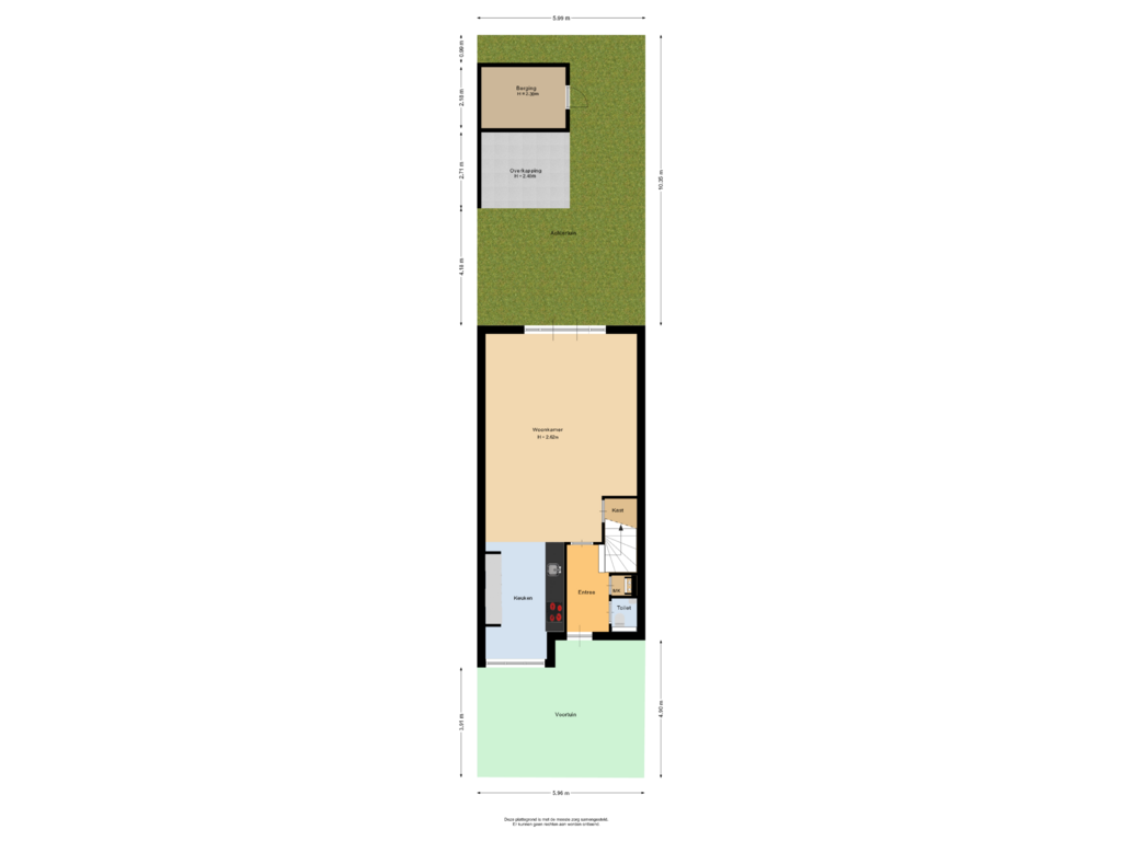 Bekijk plattegrond van Situatie van Louisapolder 6