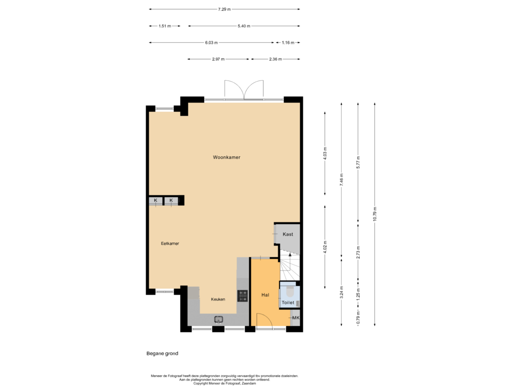 Bekijk plattegrond van Begane grond van Veldmuis 38