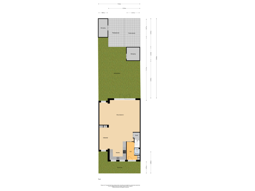 Bekijk plattegrond van Tuin van Veldmuis 38