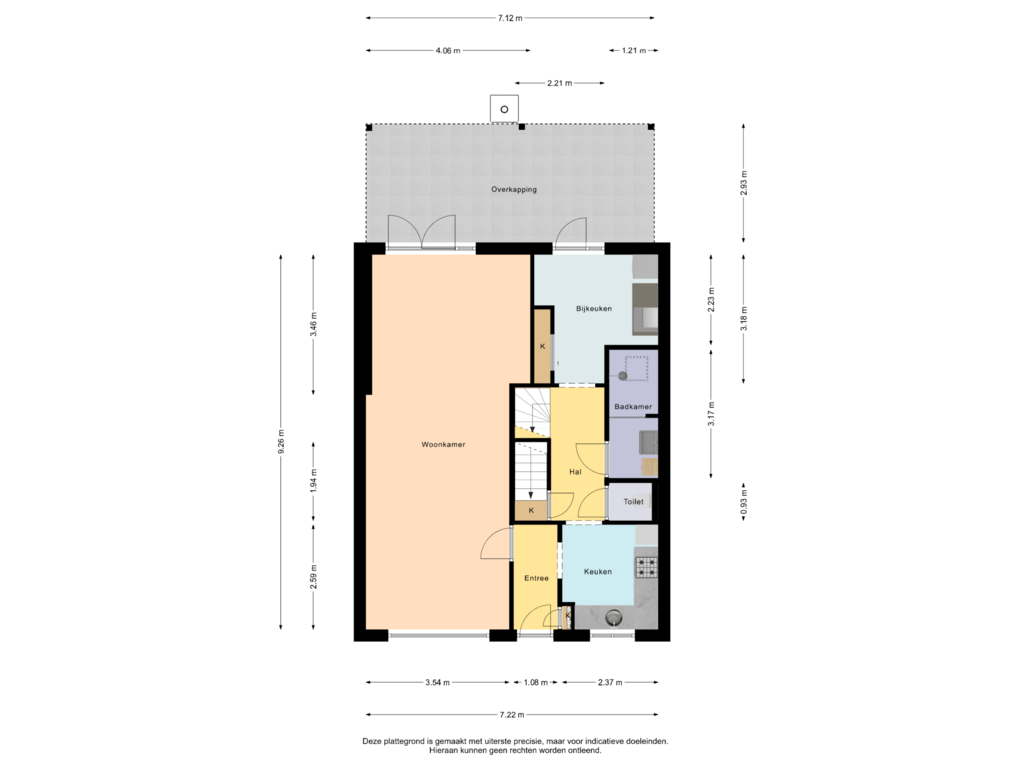 Bekijk plattegrond van Begane Grond van Schoolstraat 10