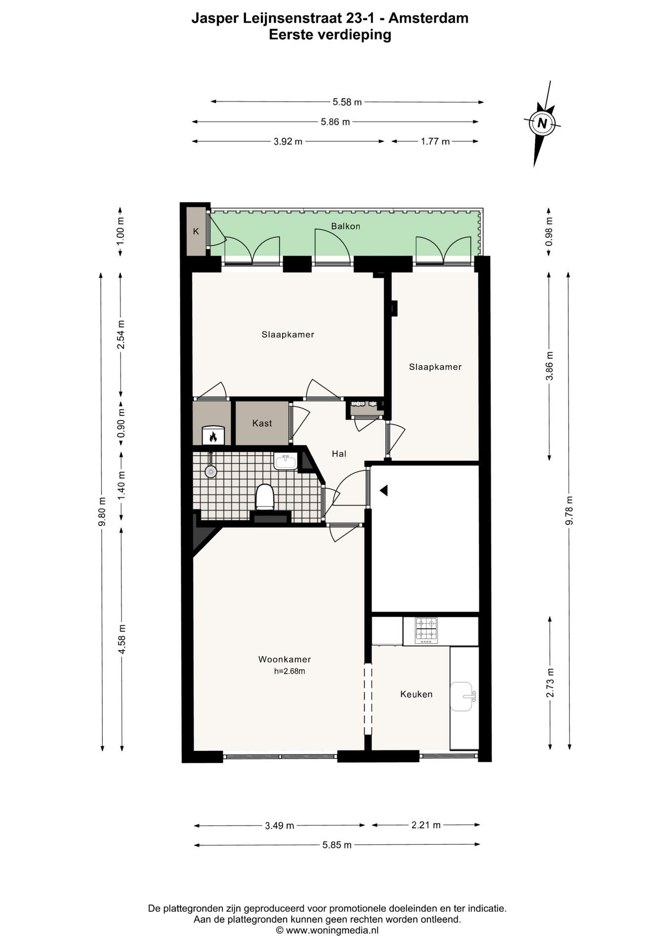 Foto 20 van Jasper Leijnsenstraat 23-1