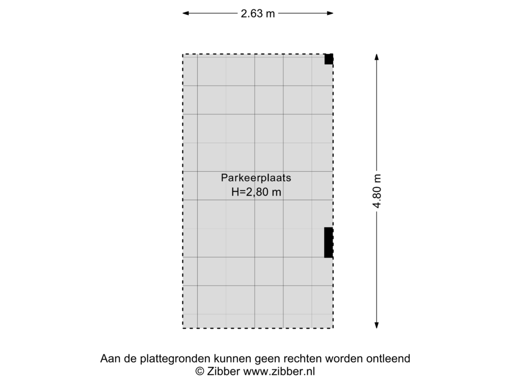 Bekijk plattegrond van Parkeerplaats van Onderwijsboulevard 170