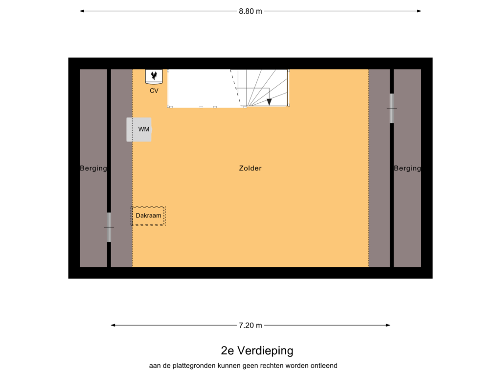 View floorplan of 2e Verdieping of Delderveenweg 27